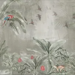 GIN1901AMA | Carta da parati esotica tropicale